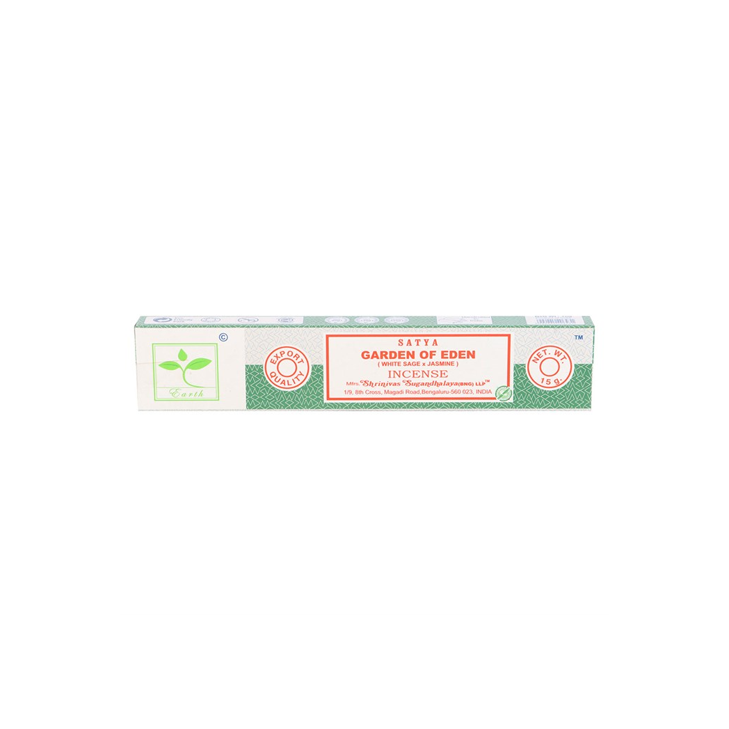 Box of 6 packs of Earth Satya Garden of Eden Incense