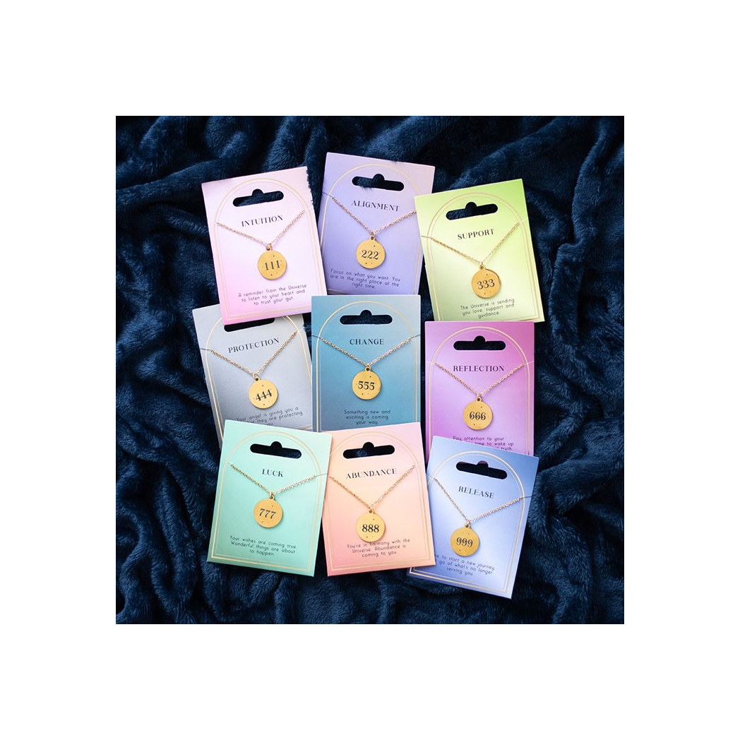 888 Angel Number Abundance Necklace