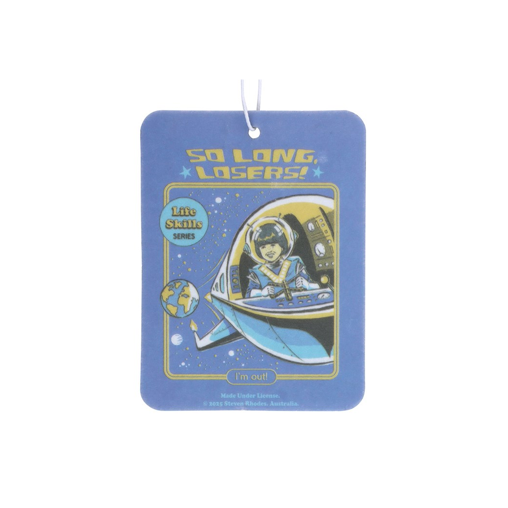 So Long Losers Peach Air Freshener by Steven Rhodes