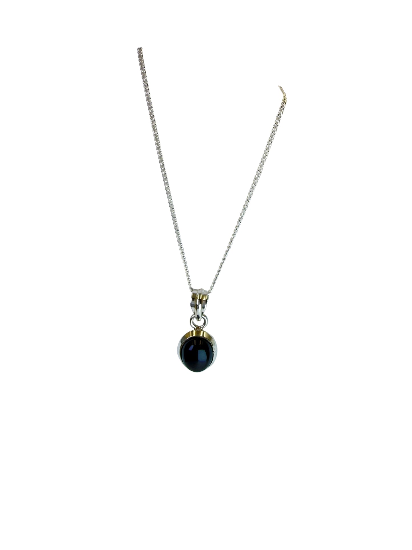 Black Tourmaline Pendant Necklace