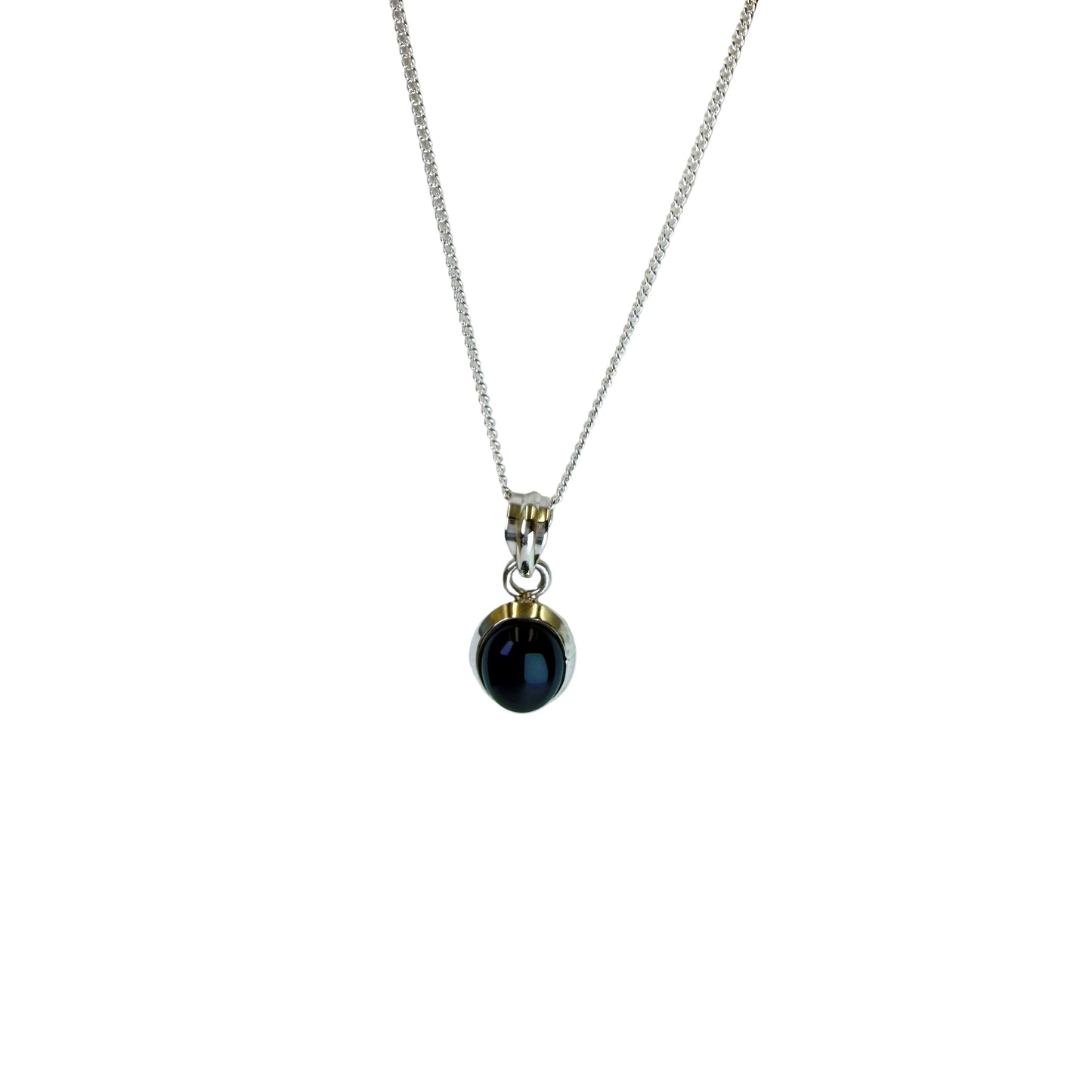 Black Tourmaline Pendant Necklace