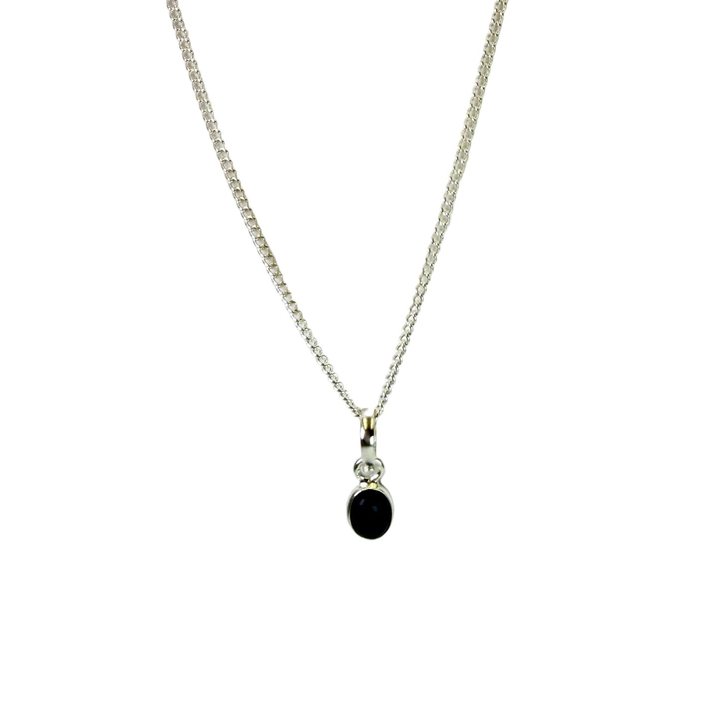 Black Tourmaline Pendant Necklace