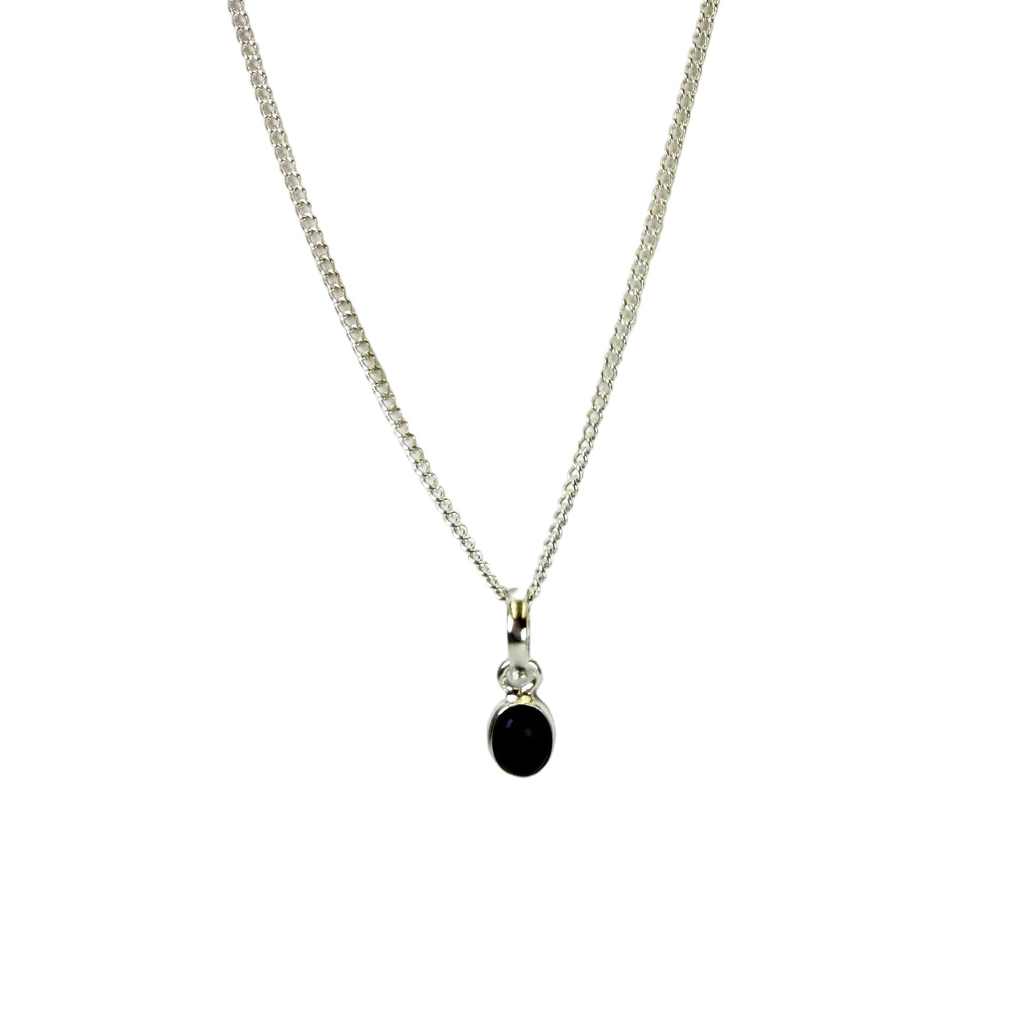 Black Tourmaline Pendant Necklace