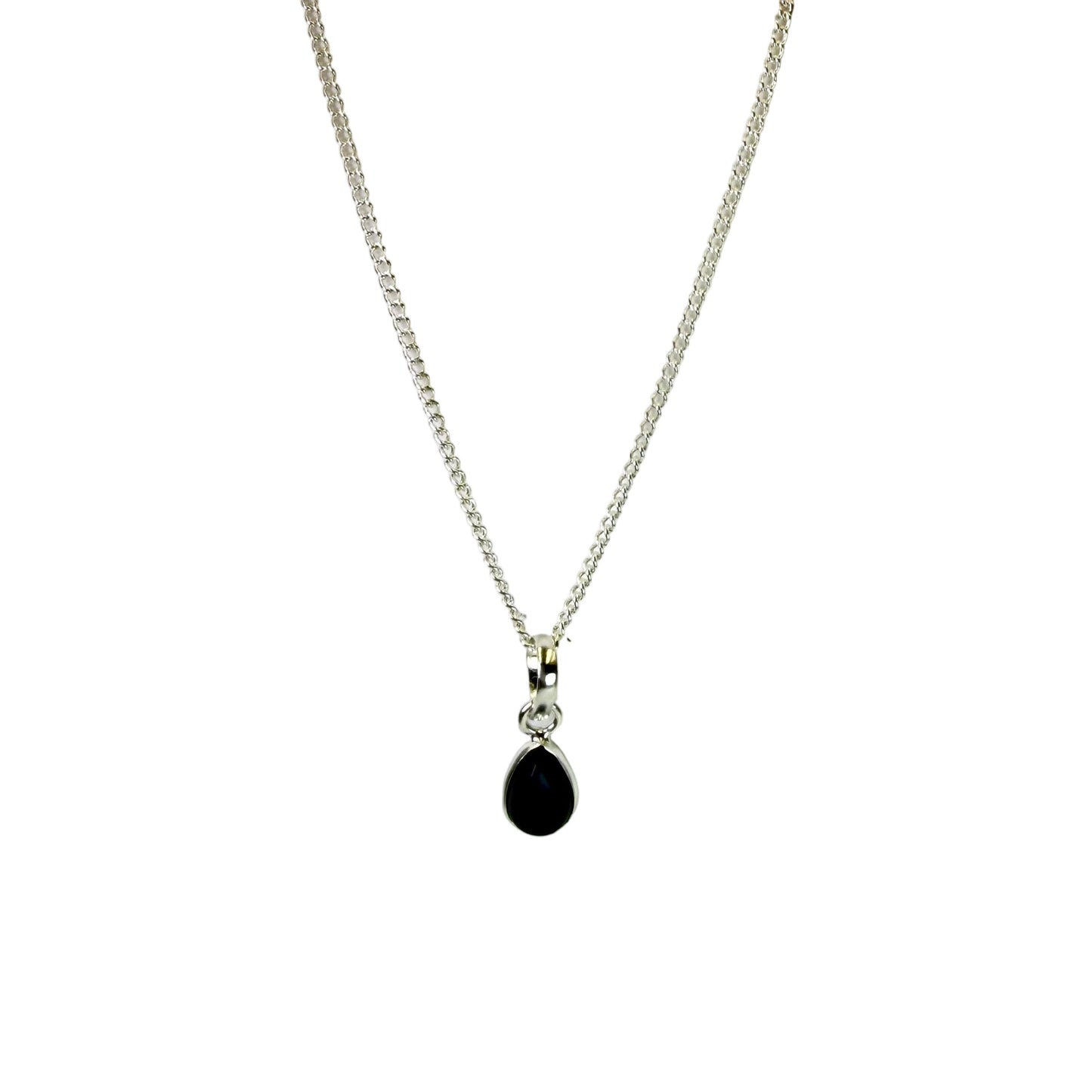 Black Tourmaline Pendant Necklace