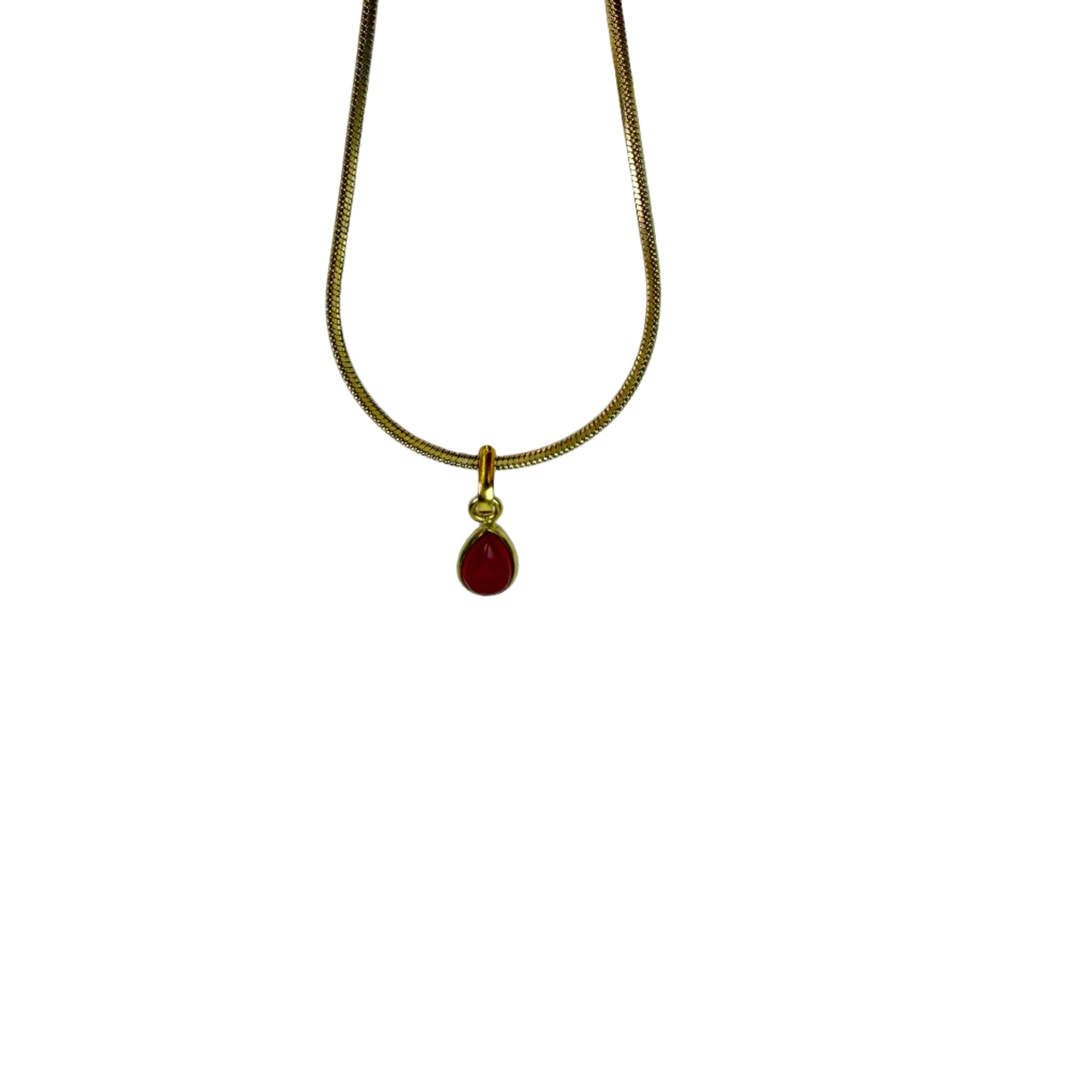 Carnelian Pendant Necklace