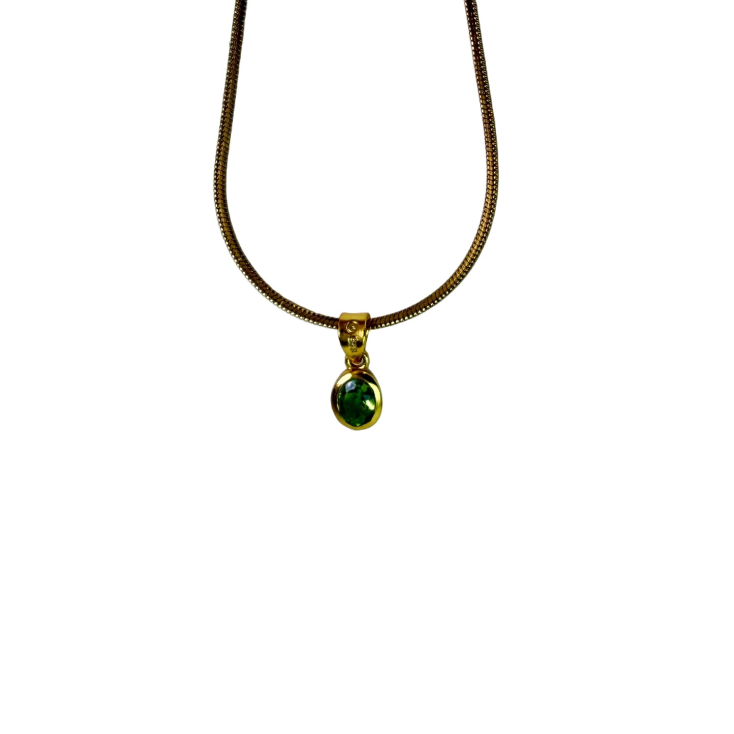 Peridot Pendant Necklace
