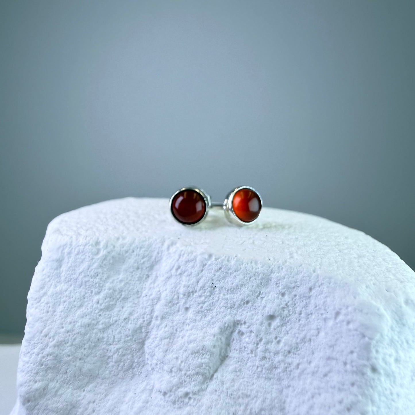 Jess - Carnelian Studs