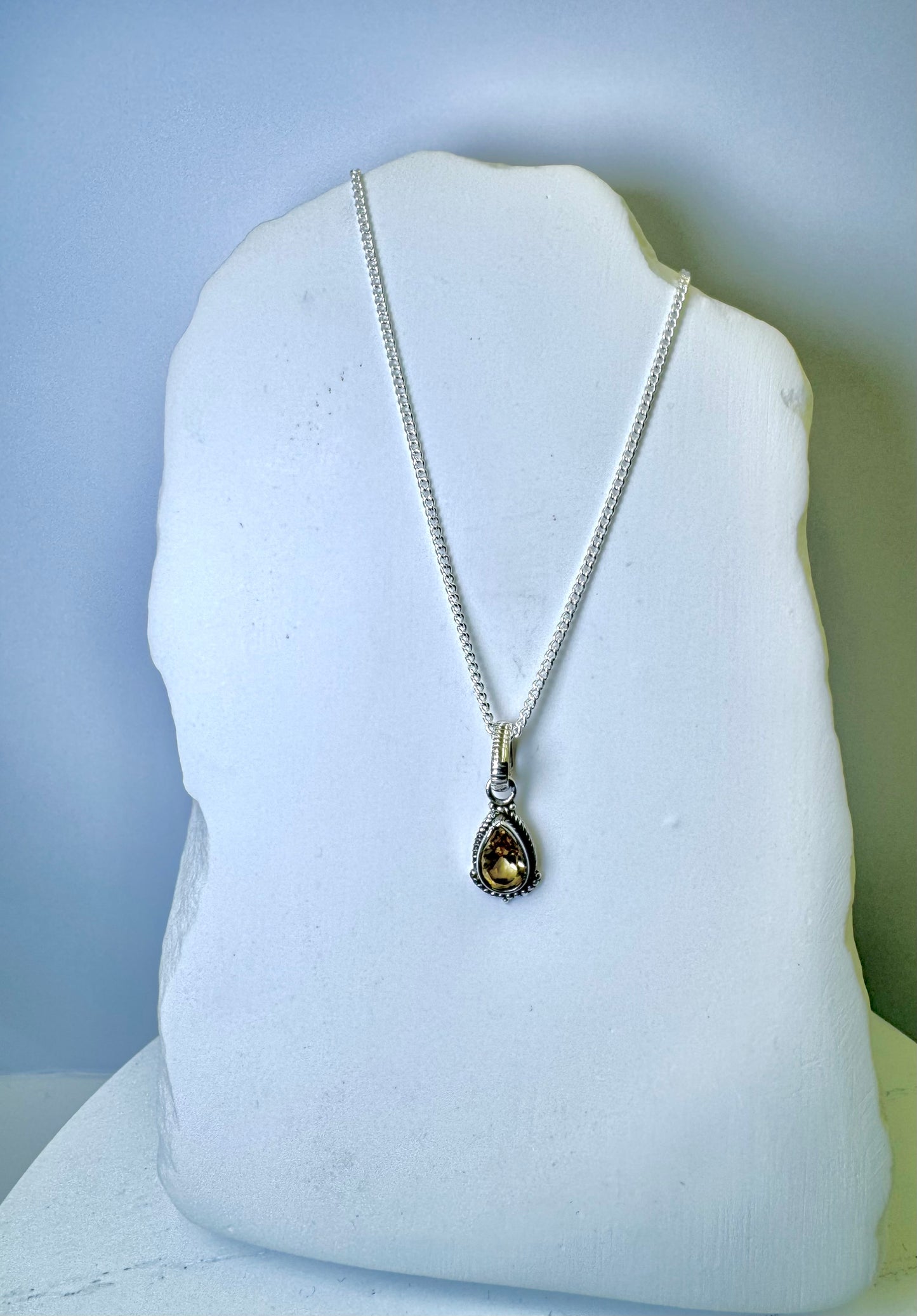 Citrine Pendant Necklace