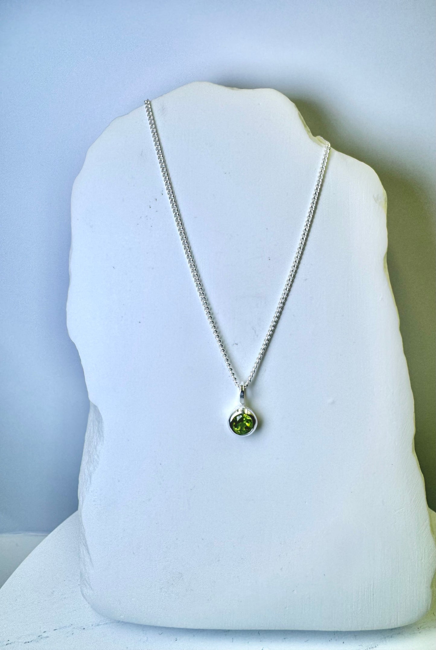 Peridot Pendant Necklace