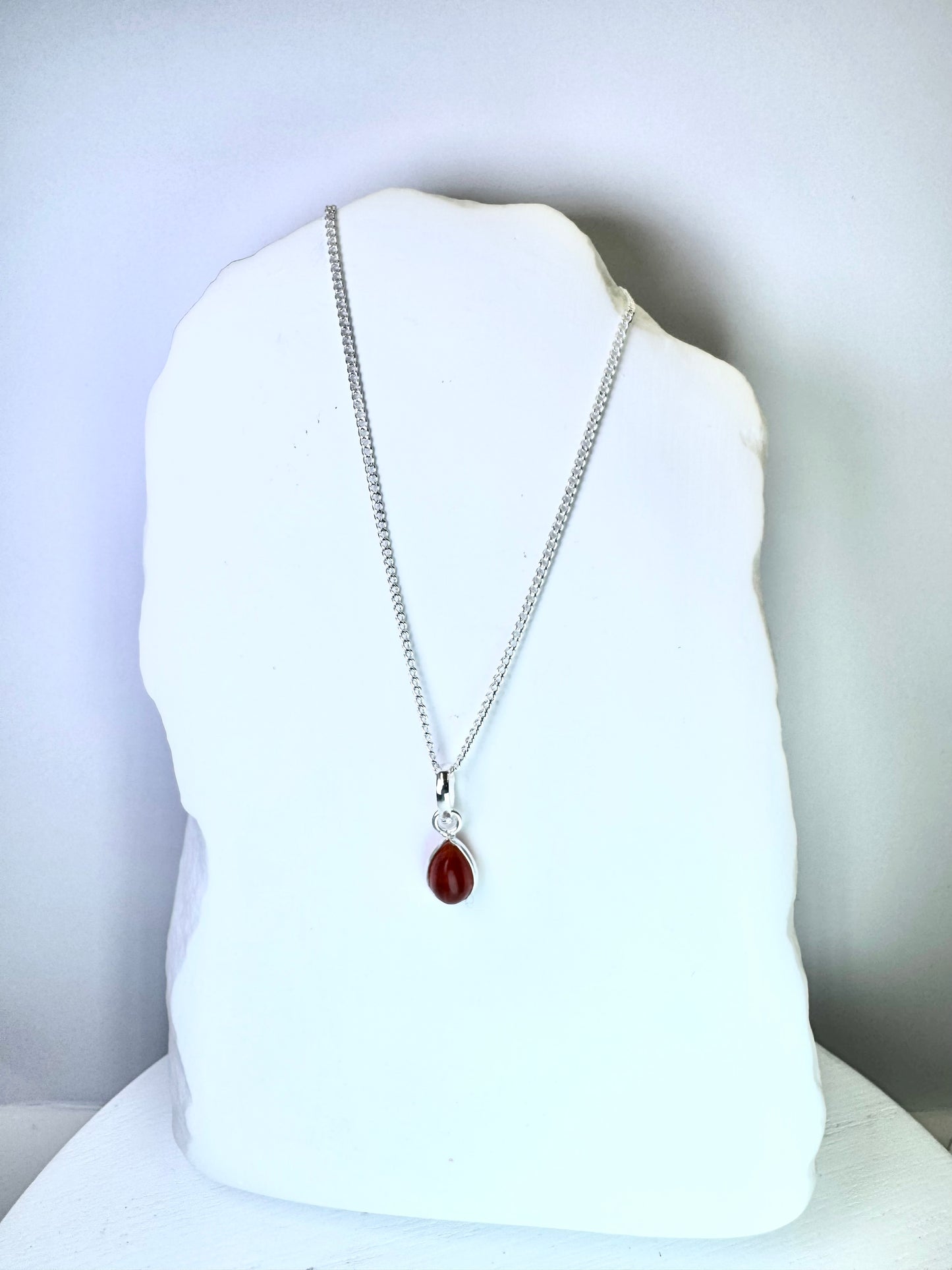 Carnelian Pendant Necklace