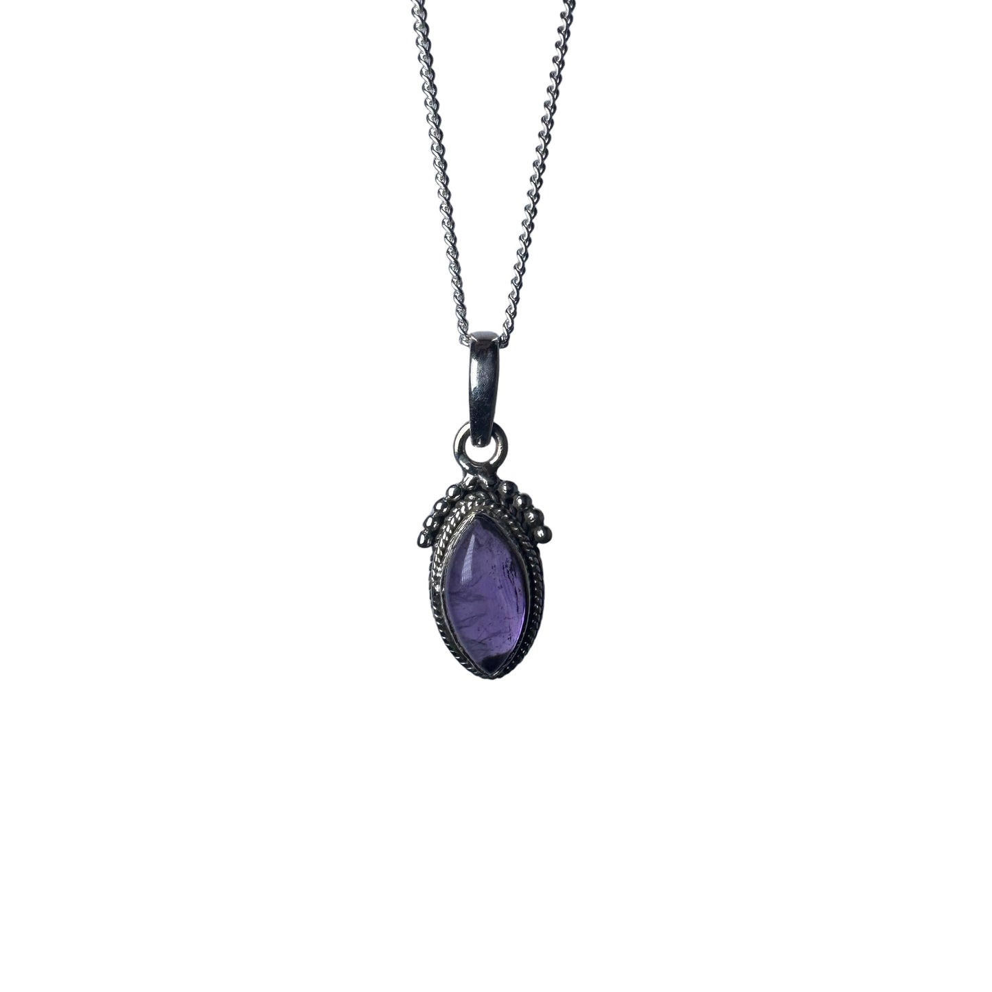 Amethyst Pendant Necklace