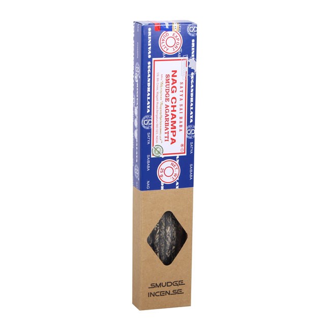 Satya Nag Champa Smudge Incense (12 packs of 25g)