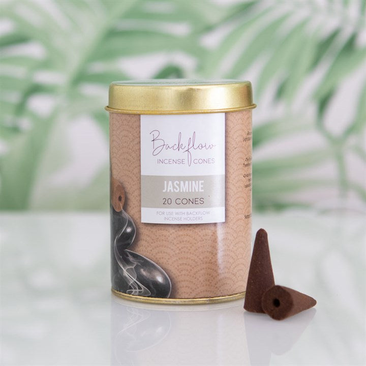 Elements Jasmine Jumbo Backflow Cones (Box of 6 individual tins)