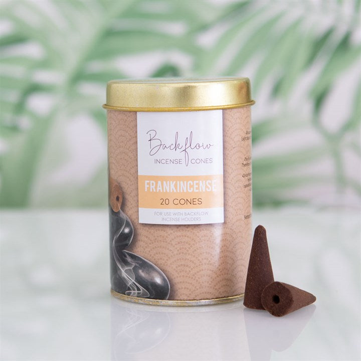 Elements Frankincense Jumbo Backflow Cones (box of 6 individual tins)