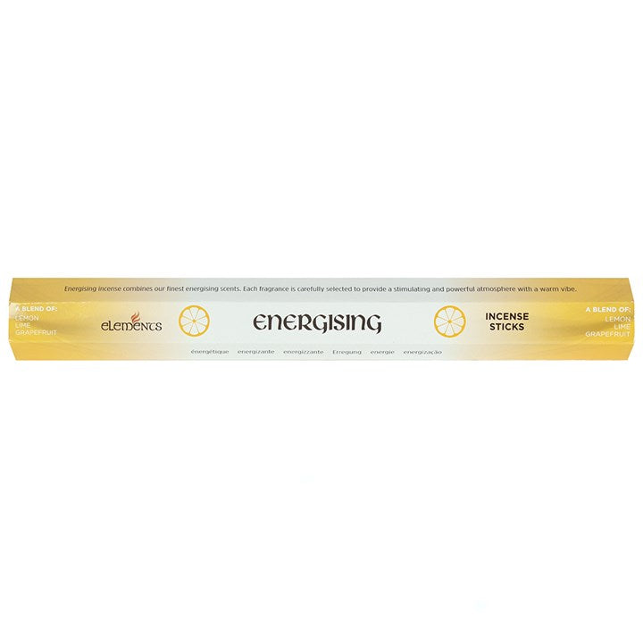 Elements Energising Incense Sticks (Box of 6 individual packs)