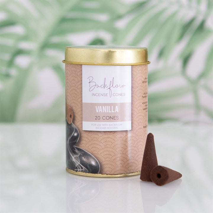 Elements Vanilla Jumbo Backflow Cones (Box of 6 individual tins)