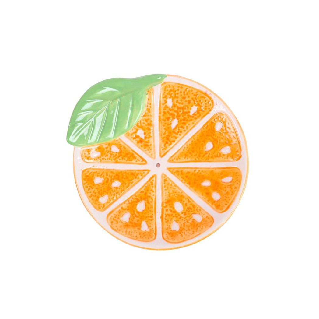 Orange Slice Incense Stick Holder