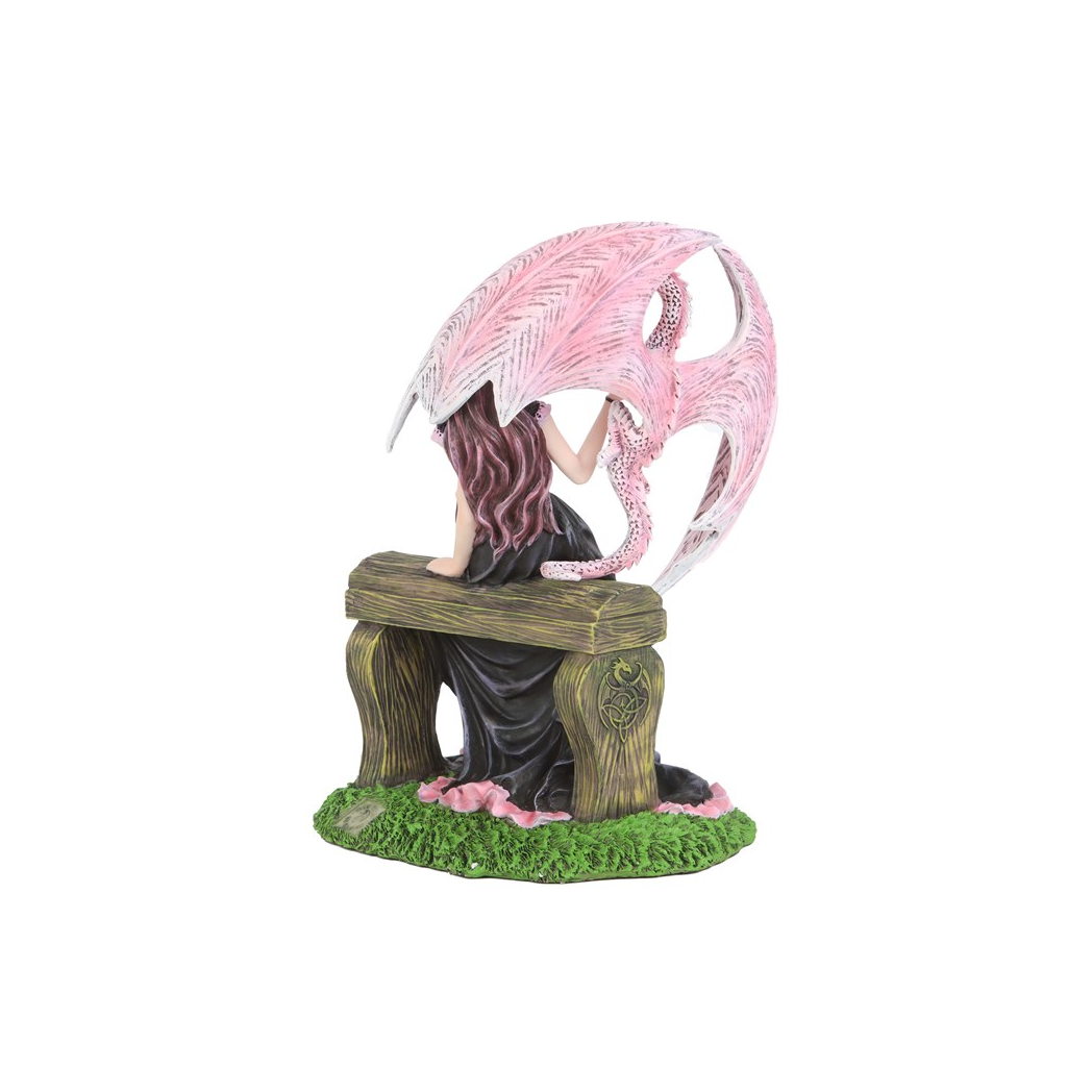 Elegant Dragon Figurine by Anne Stokes