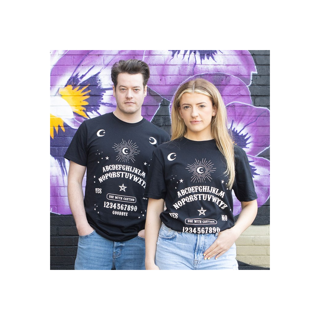 Black Talking Board Unisex T-shirt Size M