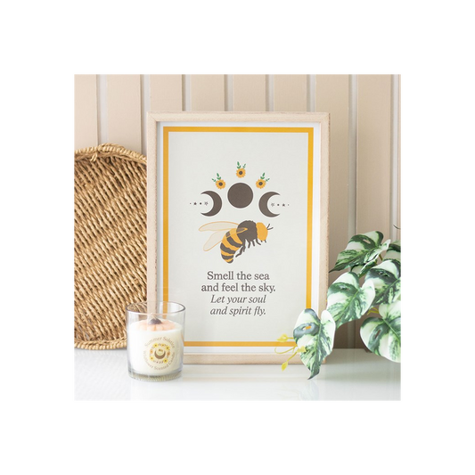 Bee Radiant Bee Framed Wall Art Print