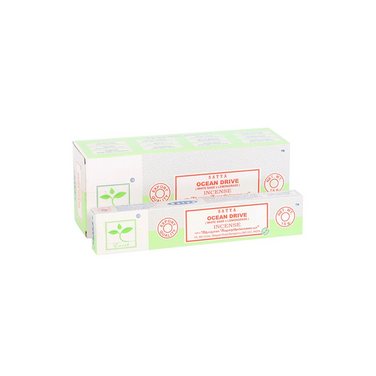Box of 6 packs of Earth Satya Ocean Drive Incense