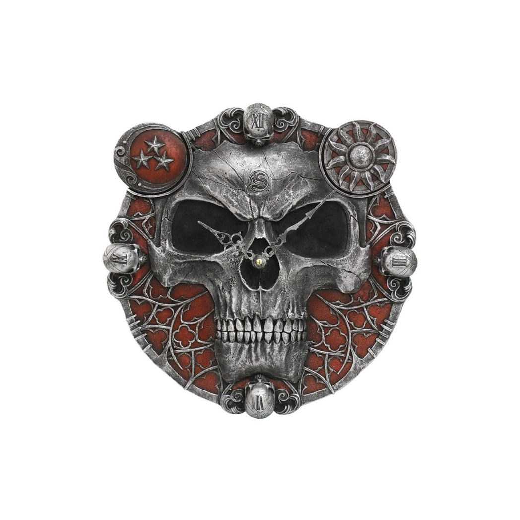 11.5in Hands of Death Resin Clock by Spiral Direct
