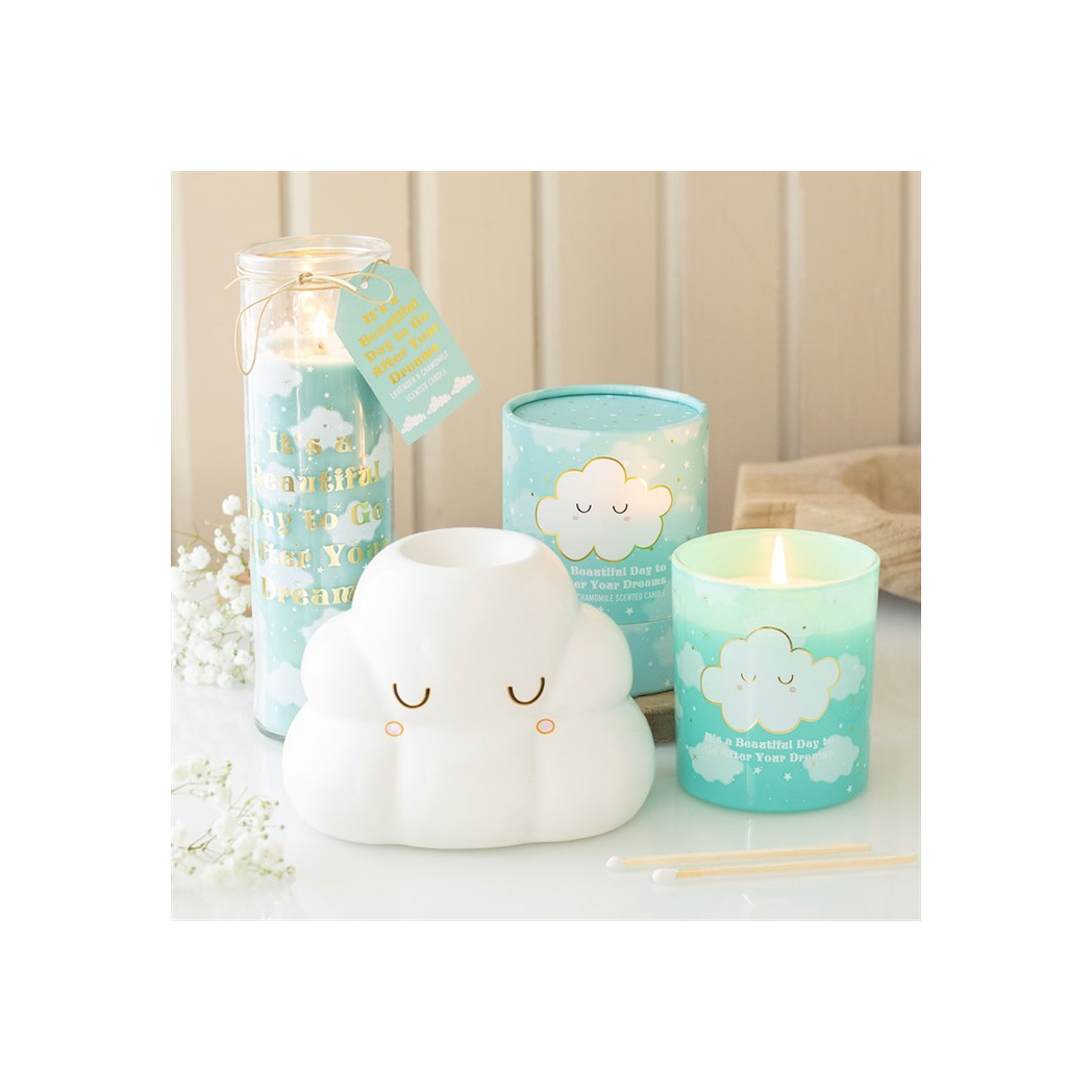 Cloud Print Lavender & Chamomile Candle