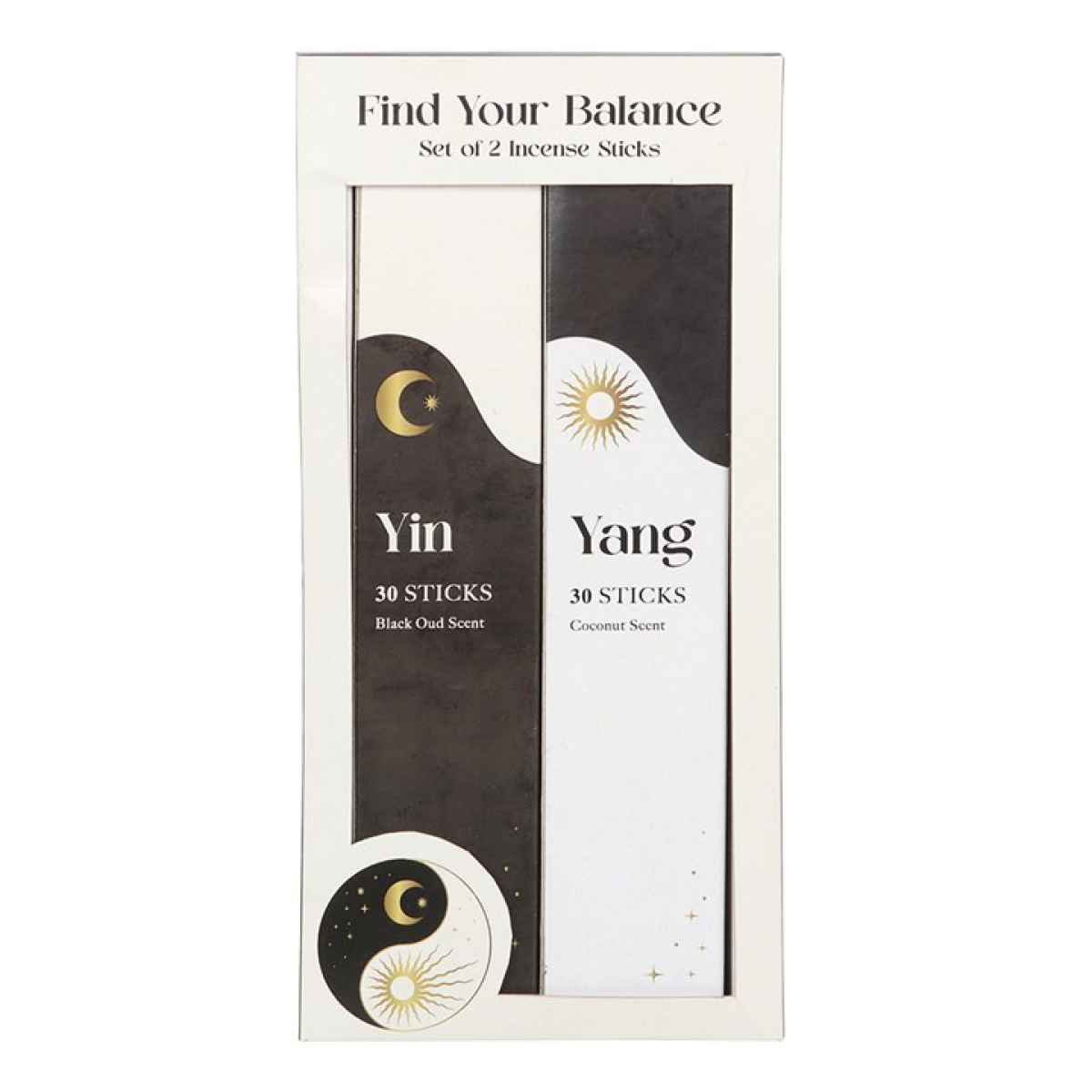 Yin Yang Incense Stick Packs (set of 2)