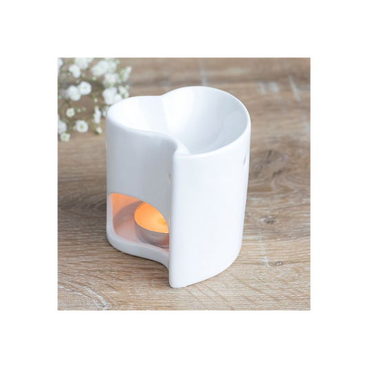 White Heart Oil Burner