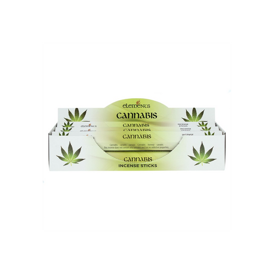Box of 6 Packets of Elements Cannabis Incense Sticks