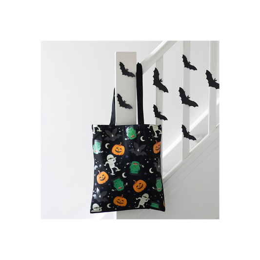 Monster Mash Print Polycotton Tote Bag