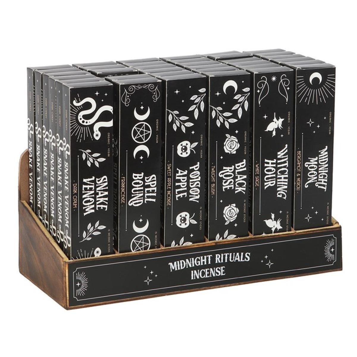 Midnight Rituals Incense Sticks (Box of 36 individual packs)