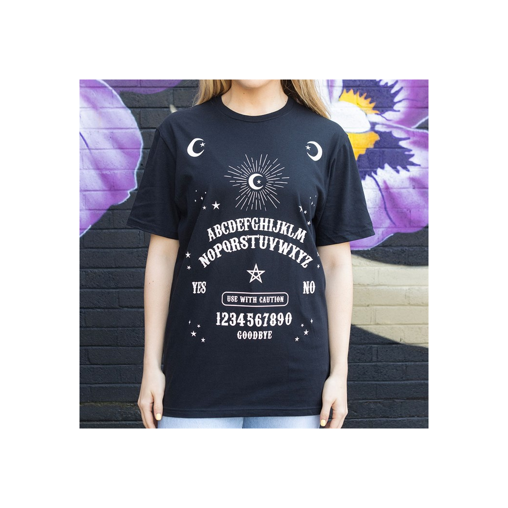 Black Talking Board Unisex T-shirt Size M
