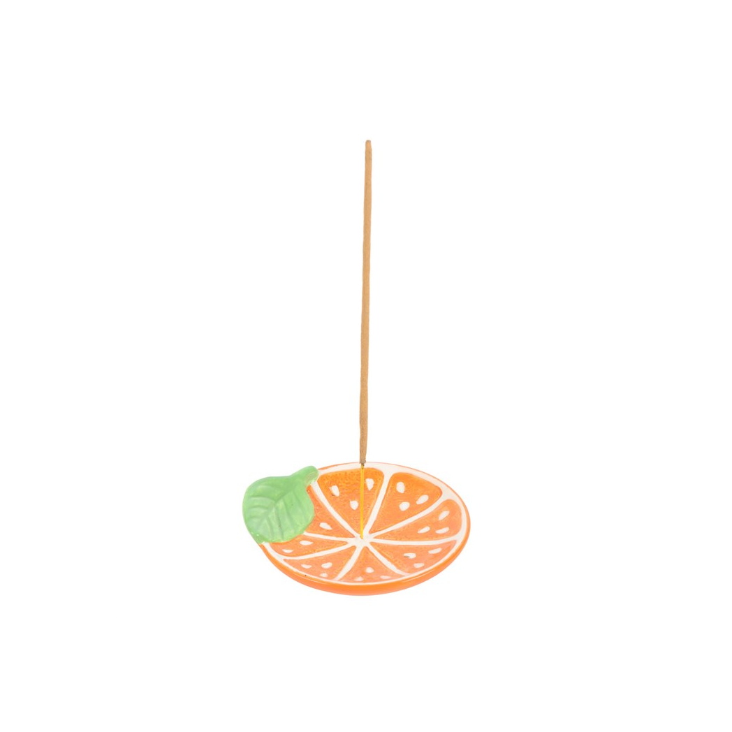 Orange Slice Incense Stick Holder