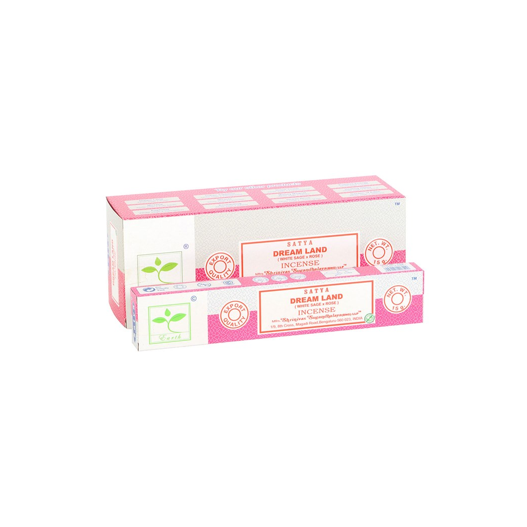Box of 6 packs of Earth Satya Dream Land Incense