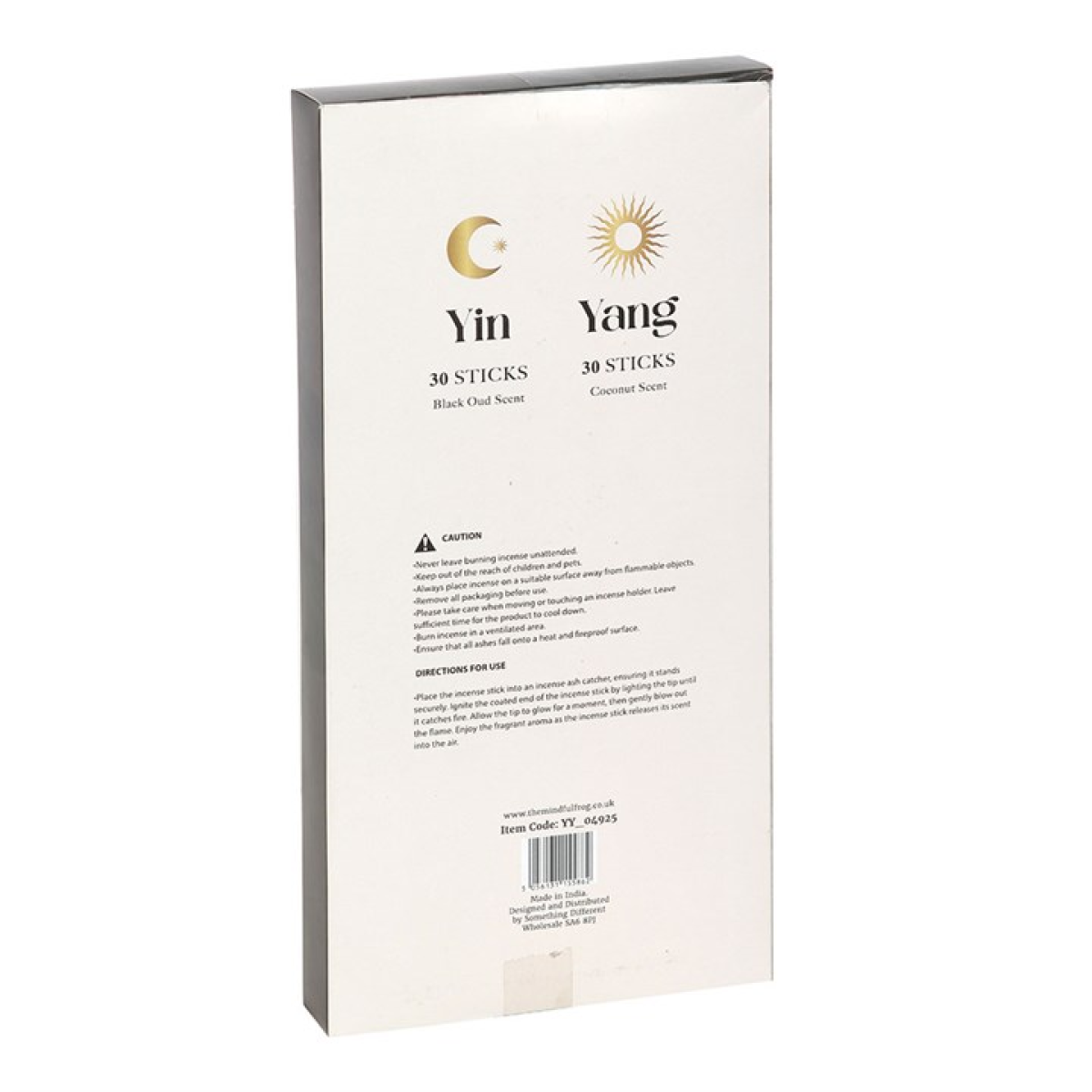 Yin Yang Incense Stick Packs (set of 2)