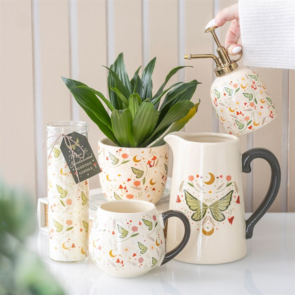 Fairy Wing Ceramic Flower Jug