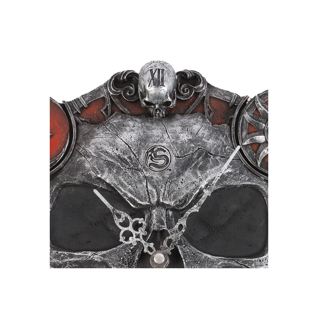 11.5in Hands of Death Resin Clock by Spiral Direct