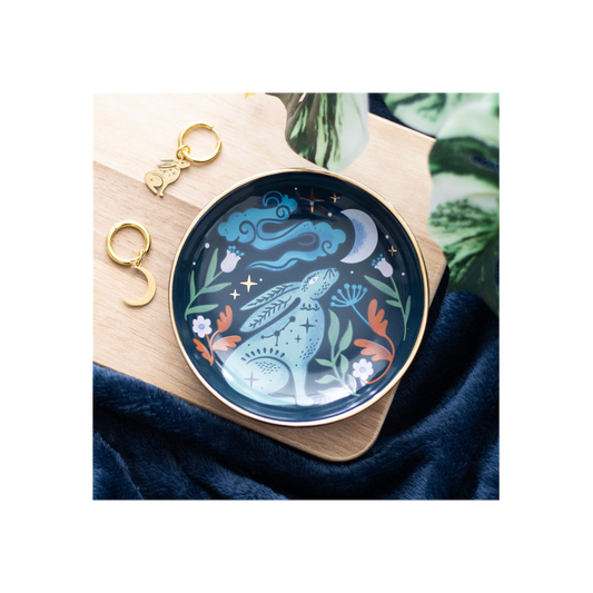 Midnight Hare Trinket Dish