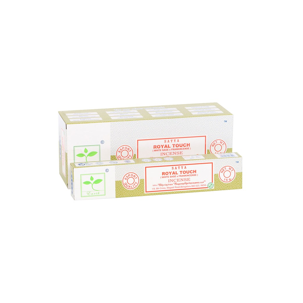 Box of 6 packs of Earth Satya Royal Touch Incense