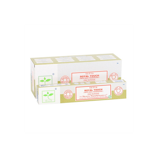 Box of 6 packs of Earth Satya Royal Touch Incense
