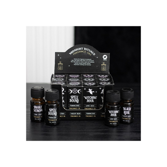 Set of 12 Midnight Rituals Fragrance Oils in Display