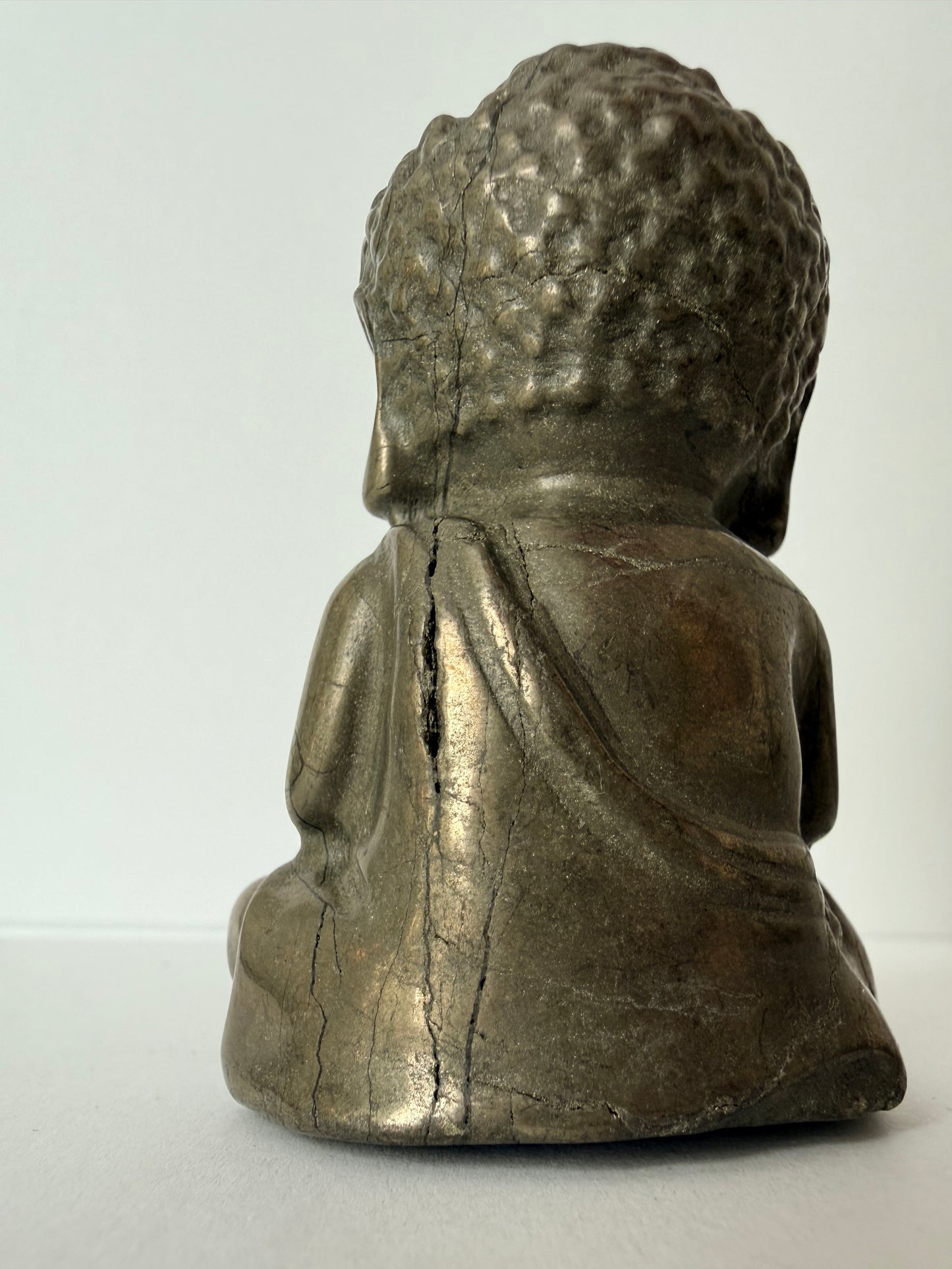 Pyrite Buddha Carving