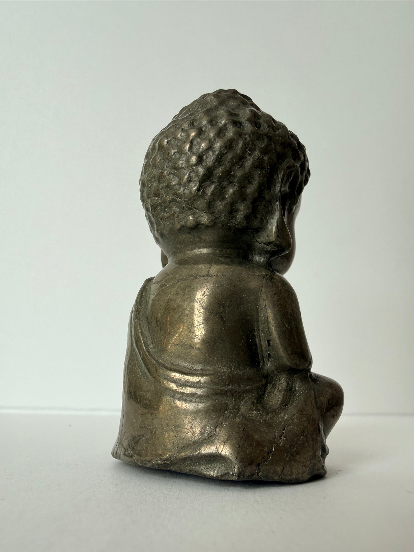 Pyrite Buddha Carving