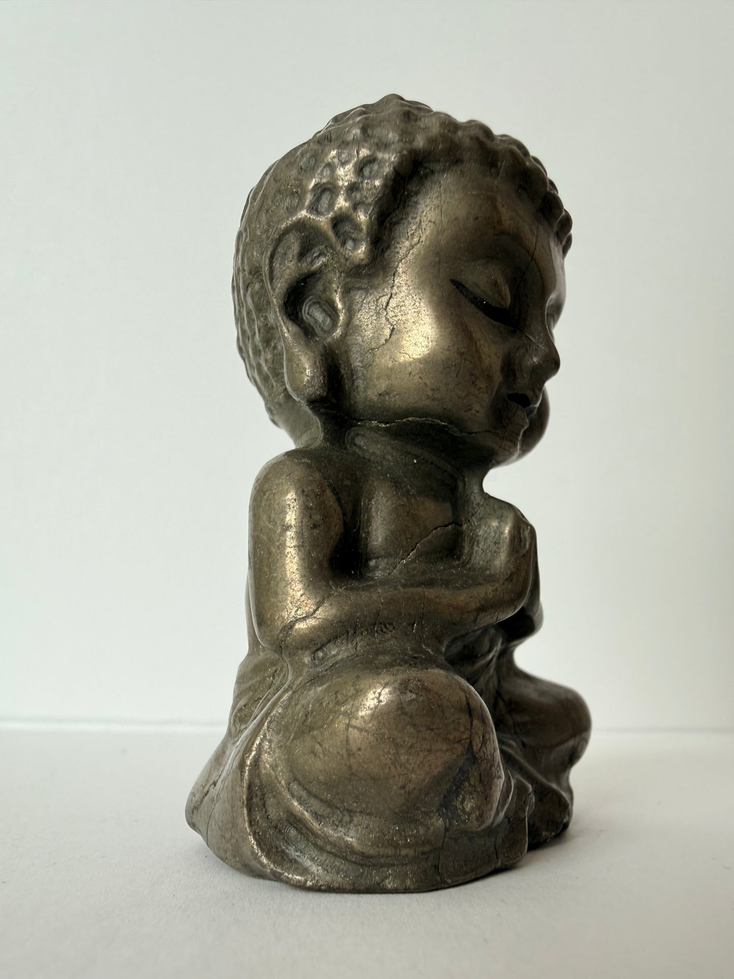 Pyrite Buddha Carving