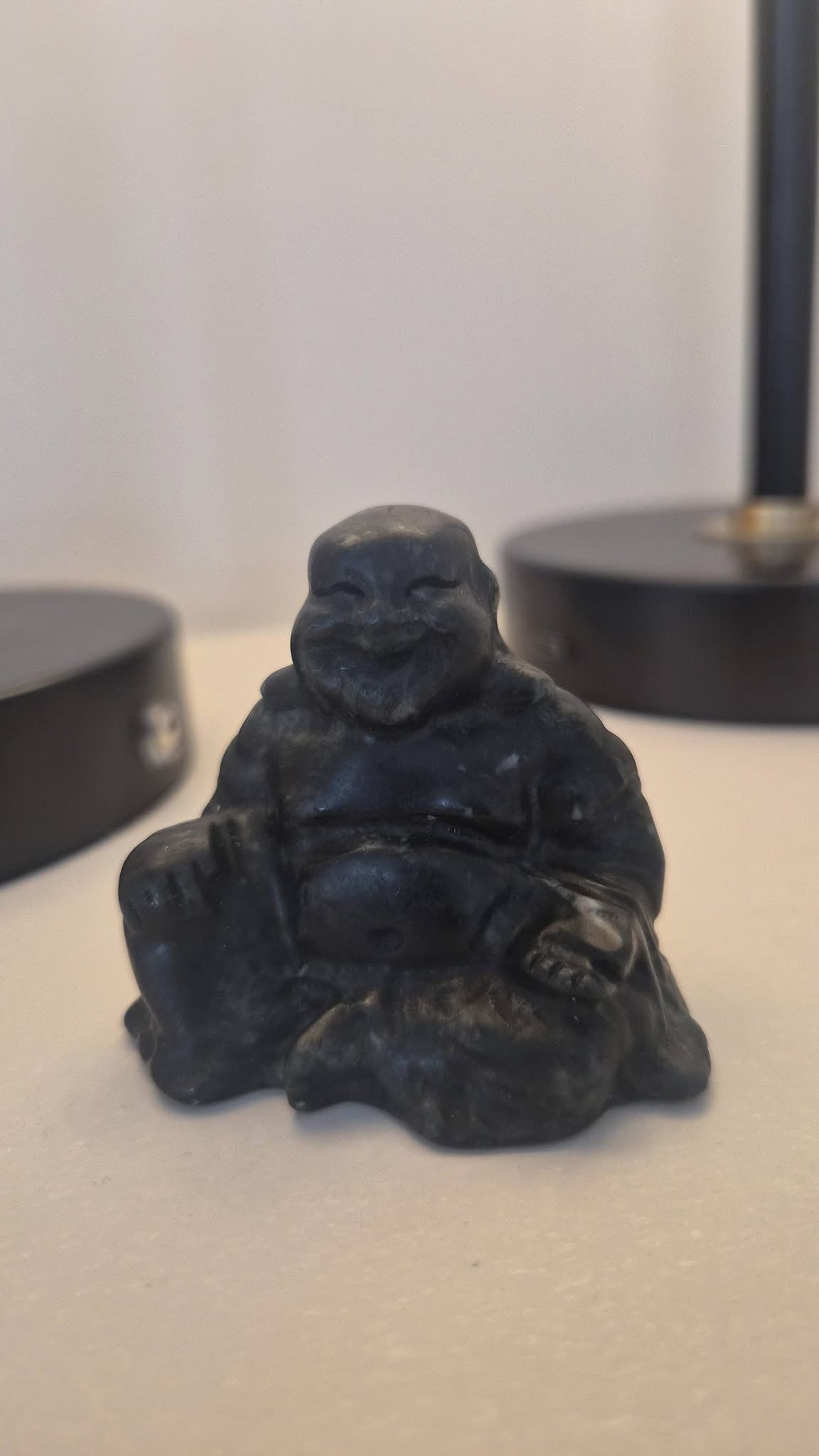 Green Jade Buddha Carving