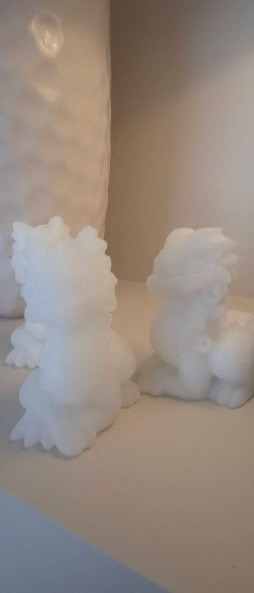 White Jade Dragon Carving