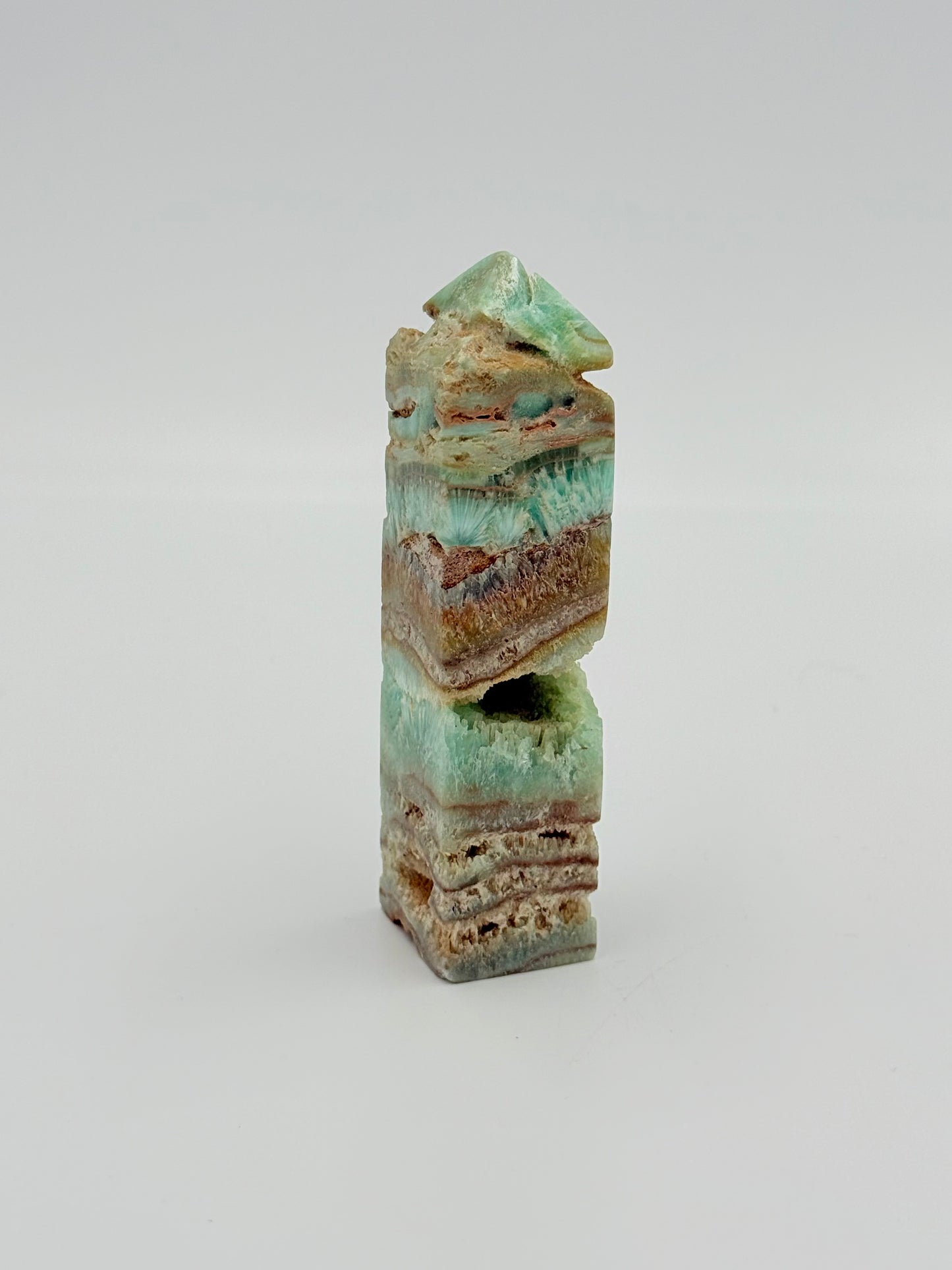 Smithsonite and Aragonite Obelisk
