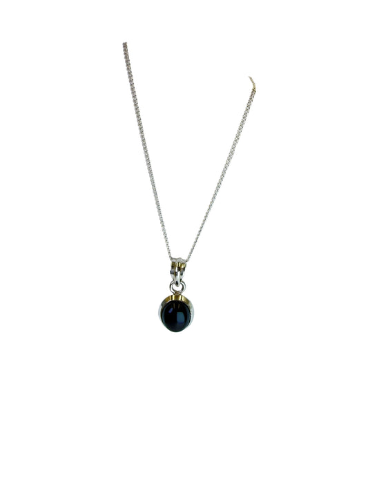 Black Tourmaline Pendant Necklace