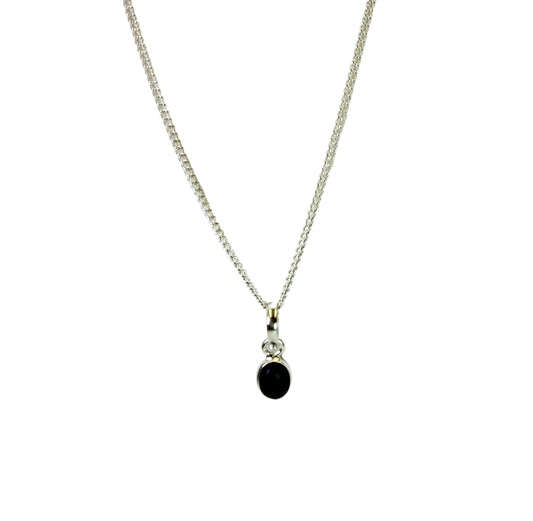 Black Tourmaline Pendant Necklace